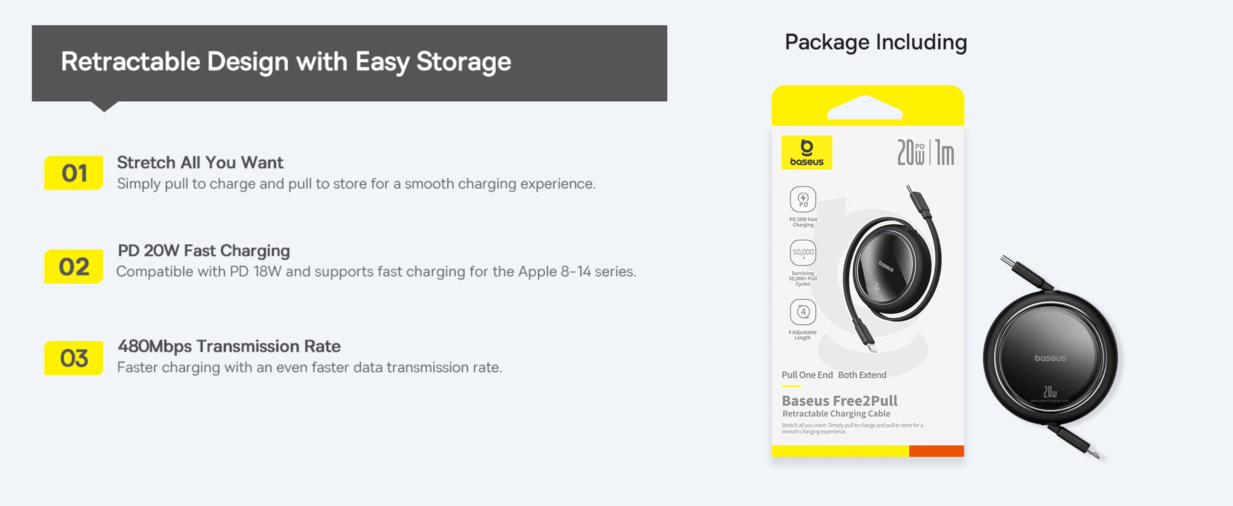 Baseus 20W Free2Pull Both